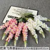 Ramos de Flores de Delfinio Artificiales para Arreglos de Piso de Boda, Decoración de Salón de Bodas, Flores Artificiales para Arte Floral, Arreglos Florales DIY