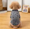 Roupas para Animais de Estimação no Atacado, Vestuário para Pets, Roupas para Gatos e Cachorros, Camiseta Cinza Resistente a Manchas Teddy Bichon, Vendas Diretas da Fábrica