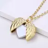 Collar en Blanco para Transferencia de Calor con Pedrería Giratoria, Colgante Expandible con Forma de Corazón de Girasol, Accesorio para Ropa, Tendencia de Moda Personalizada