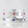 Coroa de Tecido Rei Diadema Adereços Decorativos Tiara de Príncipe Dourada Chapéu de Fantasia Infantil Coroa Cruzada