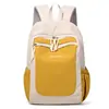 2026 Nuevo Bolso de Hombro Doble de Color Bloque Casual Unisex Versátil Ligero Gran Capacidad Impermeable Mochila de Viaje Mochila Escolar para Estudiantes