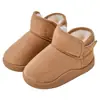 Botas de Nieve para Niños, Botas de Nieve Gruesas Cálidas de Suela Suave para Bebé, Otoño e Invierno, Niños y Niñas, Niños Pequeños, Antideslizantes, Zapatos Grandes de Algodón