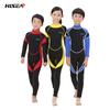 Traje de Neopreno Térmico de Protección Solar de Manga Larga de Una Pieza Personalizado para Niños y Niñas Snorkel y Surf a Prueba de Frío Traje de Baño Grueso