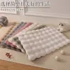 Alfombrilla para Cama de Gato de Pelo de Conejo Cojín para Dormir de Cama de Perro Cama para Mascotas Esterilla para Dormir Color Sólido Engrosada Cálida Villa para Gatos