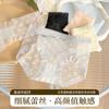 Ropa interior de encaje japonesa para chica, cintura baja, sexy, puro deseo, calado, transpirable, seda de morera, antibacteriana, bragas para mujer, venta al por mayor