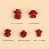 Colgante Hongchu Cristal Púrpura Arena Dorada Cinabrio Dios de la Riqueza Accesorios para Joyería DIY Púrpura Oro Cinabrio Dios de la Riqueza