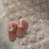 Gradiente Coringa Concha Luz Fantasia Borboleta Adesivos para Unhas Flash Cristal de Gelo Relevo Adesivos Autoadesivos Traseiros para Unhas Atacado