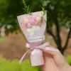 Novas Flores de Lã Mini Mini, Flores Eternas, Flores Artificiais, Pequenos Buquês, Presentes de Dia dos Namorados e Aniversário, Lembrancinhas