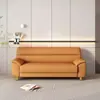 Sofá Modelo Nuevo 2026 con Tejido de Tecnología No Lavable para Apartamentos Pequeños, Sala de Estar, Dormitorio, Fila Recta Doble o Triple Asiento Sofá de Lujo
