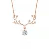 Mosang Diamond Necklace Women's 2021 New Arrival Yilu com sua corrente de clavícula para namorada Tanabata Presente de Dia dos Namorados