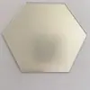 Pegatinas de Pared Acrílicas Ecológicas Pegatinas de Espejo Decorativas Estereoscópicas 3D Pegatinas de Pared de Espejo Hexagonales Irregulares de Venta Caliente Transfronteriza