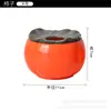 Vaso de Flores de Plástico Formato Criativo de Abóbora Bacia Aveludada Garrafa Decorativa Criativa Vestido Festivo Enfeites Festivos Costura em Dois Meios