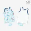 Camiseta Interior sin Mangas para Hombre, Camiseta de Tirantes de Malla de Verano para Niña, Ropa para Niños, Ropa Interior para Bebé, Estilo Delgado de Verano