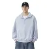 Sudadera de manga larga para hombre, color liso, estilo callejero, casual, versátil, para primavera/otoño, estilo americano, capa base, 2026