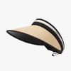 Sombrero de Paja Natural con Protección UV para Verano para Mujer, Transpirable y Versátil Sombrero de Sol que Cubre el Rostro para Ciclismo al Aire Libre y Viajes