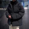 Chaqueta acolchada de algodón para hombre, invierno, chaqueta acolchada de algodón, abrigo moderno holgado con cuello alto, chaqueta cálida tipo pan para hombre, chaqueta acolchada de algodón