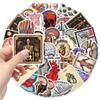 50 pegatinas de grafiti de la serie retro de anatomía científica, pegatinas decorativas DIY para teléfono móvil, taza de agua, guitarra, pegatinas impermeables de PVC