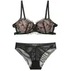Lingerie francesa sexy estilo europeu e americano, renda bordada, sutiã push-up para seios pequenos, conjunto de lingerie vermelho feminino para o ano do zodíaco