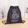 Fábrica personalizado cordão mochila poliéster saco de cordão cordão bolso cordão saco de armazenamento esportes fitness saco