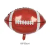 Amazon Venta al por mayor transfronteriza Globos de papel de aluminio extragrandes de Rugby Fiesta de Cumpleaños Juego Temático Decoraciones para Fiestas