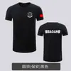 Conjunto de Camisetas de Uniforme de Seguridad Ropa de Trabajo para Guardia Uniforme de Entrenamiento de Protección Especial Uniforme de Verano para Guardia de Propiedad Cuello Redondo Uniforme de Acondicionamiento Físico