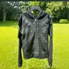 Sudadera con capucha vintage transfronteriza europea y americana para otoño e invierno con decoración metálica de remaches, estilo callejero Y2K, sudadera unisex