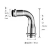 Cotovelo de Aço Inoxidável 316L Padrão Nacional Cotovelo Redutor de 90 Graus Cotovelo para Tubulação Cotovelo Reto Cotovelo Resistente ao Desgaste Cotovelo de Ângulo Reto