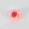 Flor artificial de rosa de terciopelo grande de 10 cm para arte floral DIY, pared de flores de boda, decoración de arco y arreglo floral