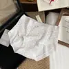 Pantaloncillos tipo bóxer para niña, 10A, antibacterianos, estilo japonés nuevo, florales dulces, con entrepierna extendida, tiro medio, amigables con la piel, cómodos, a la moda