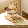 Juego para Preparar Té de Gran Capacidad para Invierno, Adecuado para Cocción en Seco, Incluye Tetera, Cafetera/Hervidor, Estufa y Accesorios