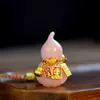 Calabaza Pequeña de Cerámica Estilo Antiguo, Colgante Cultural y Creativo de Porcelana de Jade, Decoración Colgante para Coche, Mascota de Té Hecha a Mano, Colgante Creativo, Venta al por Mayor