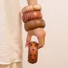 Pulseras Geométricas Irregulares de Madera y Resina Transfronterizas Europeas y Americanas, Pulseras Personalizadas Exageradas de Moda, Joyería de Lujo Ligero y Gama Alta