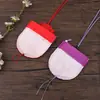Nova Bolsa Redonda Estampada Estilo Chinês para Incenso, Bolsa de Incenso com Texto Zizai Qing'An, Pingente de Franja, Presente para o Festival do Barco-Dragão, Pequena Bolsa Portátil