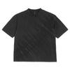 Camiseta retro personalizada para hombre, 100 % algodón, lavada, de 280 g/m², de alta calidad, informal, holgada y de calle.