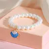 Pulsera de Perlas para Niños de Venta Caliente Transfronteriza Joyería Linda de Dibujos Animados Cadena de Mano de Princesa Accesorios de Conchas y Perlas para Estudiantes