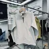 Camiseta de manga larga para hombre para senderismo al aire libre con textura de malla, que absorbe la humedad, transpirable, cálida y dinámica, con forro polar de media cremallera