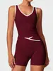 Conjunto de Yoga de Cintura Alta para Exteriores, Conjunto de Fitness de Secado Rápido con Sensación de Piel Desnuda, Conjunto de Dos Piezas de Yoga para Exteriores sin Espalda