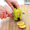 Cortador de tomates y limones de mano, cortador redondo para tomates, patatas y otros alimentos, pinza multiusos para repostería de cocina.