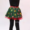 Faldas Tutú Navideñas Europeas y Americanas Hechas a Medida de Fábrica para Niñas, Faldas Abullonadas Estampadas para Niños, Faldas de Gasa de Princesa para Actuaciones de Danza