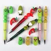 Cuentas de Silicona 3D Dibujos Animados Pepino Pimiento Con Agujeros Cuentas Sueltas Accesorios para Joyería DIY Pulsera Collar Cuentas al Por Mayor