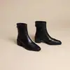 Botines retro estilo coreano para mujer, nueva colección otoño 2026, elegantes botas de cuero con punta fina, versátiles botas de tacón alto y plataforma, ajustadas