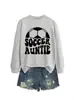 Tía del fútbol Amazon Wish sitio independiente sudadera casual y cómoda de mujer nueva de otoño e invierno de manga larga