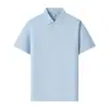 Nova Camisa Polo de Manga Curta de Verão, Camiseta Casual de Negócios Masculina, Uniforme de Grupo para Eventos Corporativos, Feita Sob Medida com Gola de Lapela