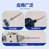 Aguja dispensadora de boca plana de acero inoxidable, aguja de punta plana de 13 mm, máquina dispensadora de agujas, aguja dispensadora de pegamento, tubo de aguja de pegamento de punta plana totalmente metálico
