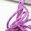 Cuerda de Poliéster Personalizada que Brilla en la Oscuridad Colgante de Bolso Fluorescente de Moda Llavero Cordón para Sudadera Cordón de Cuerda Fluorescente que Brilla en la Oscuridad