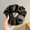 Scrunchie lenço quadrado estilo pastoral francês para meninas e crianças, elástico de cabelo doce com laço para coques, acessório de cabelo