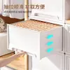 Caja de almacenamiento, organizador tipo cajón, plástico transparente, para uso doméstico, para guardar y organizar ropa, diseño profundizado para armarios y clósets