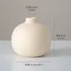 Conjunto de Vasos de Cerâmica Esmaltada Estilo Nórdico, Decoração de Casa Ornamentos Decorativos Estilo Wabi-Sabi, Vaso para Flores Secas, Multicor