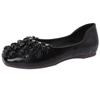 Sapatos Baixos com Pedrarias e Salto Escondido para Mulheres, Estilo Francês de Luxo Primavera/Verão 2026 Mocassins para o Dia a Dia Inspirados em Chanel