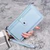 Nueva cartera femenina estudiantil japonesa y coreana monedero multi-tarjeta gran capacidad tarjetero monedero moda todo-partido cartera pequeña